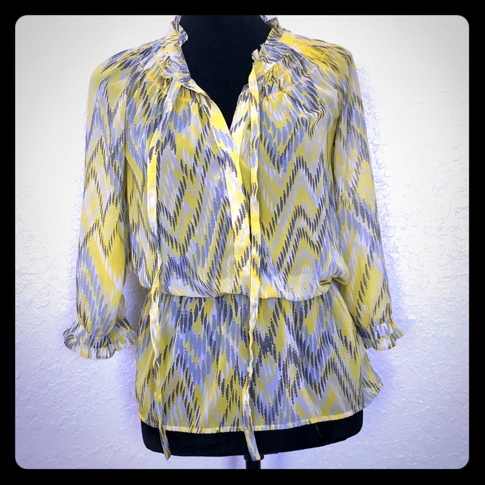 Banana Republic Sheer Blouse - XS